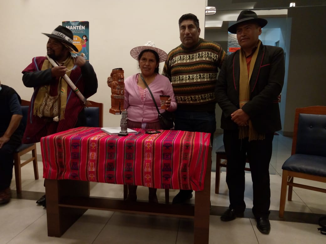 Representantes y Autoridades del Municipio de Tiwanaku visitan el Ministerio de Culturas, Descolonización y Despatriarcalización