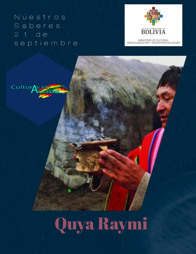 Quya Raymi, fiesta de la fertilidad, equinoccio de primavera (21 de septiembre)