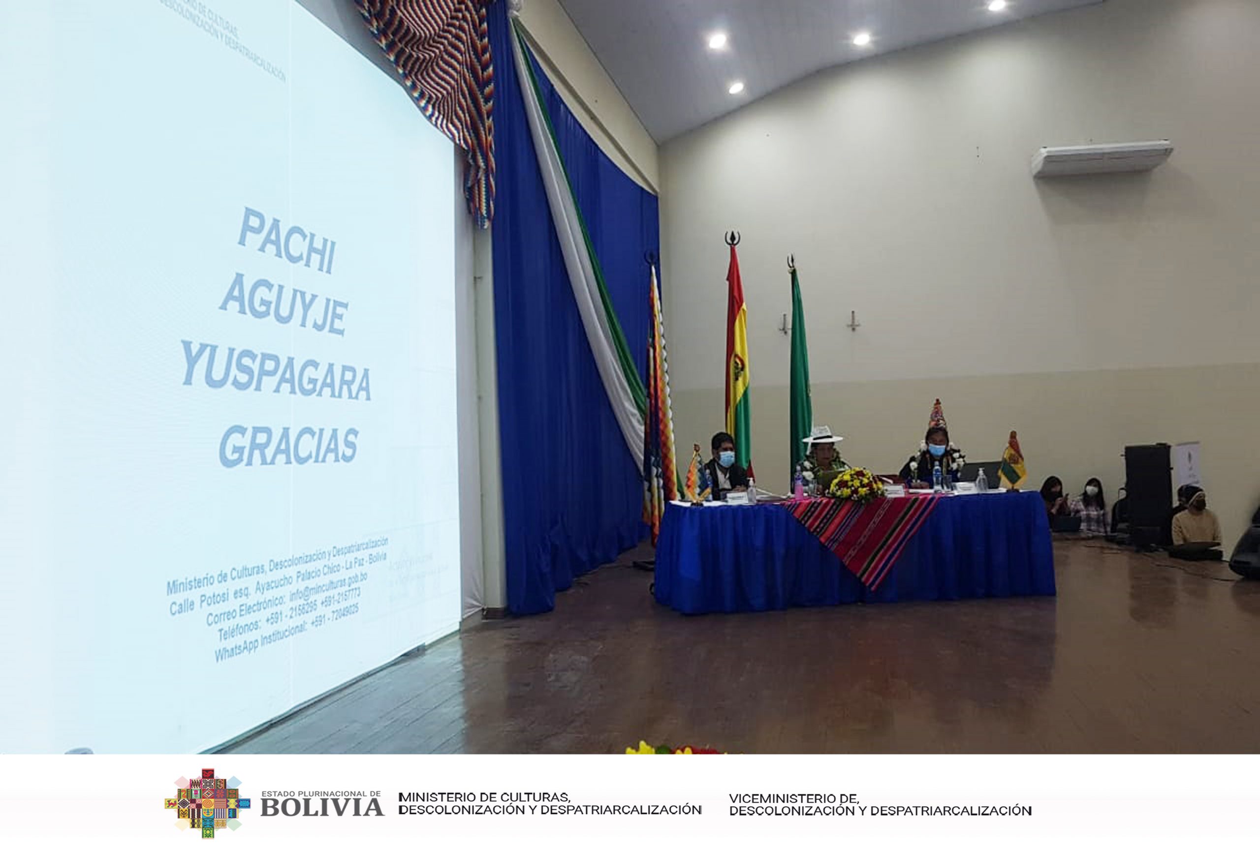 Desde el Municipio de Yacuiba, Departamento de Tarija, el Ministerio de Culturas, Descolonización y Despatriarcalización, realizo la rendición publica de cuentas inicial gestión 2022