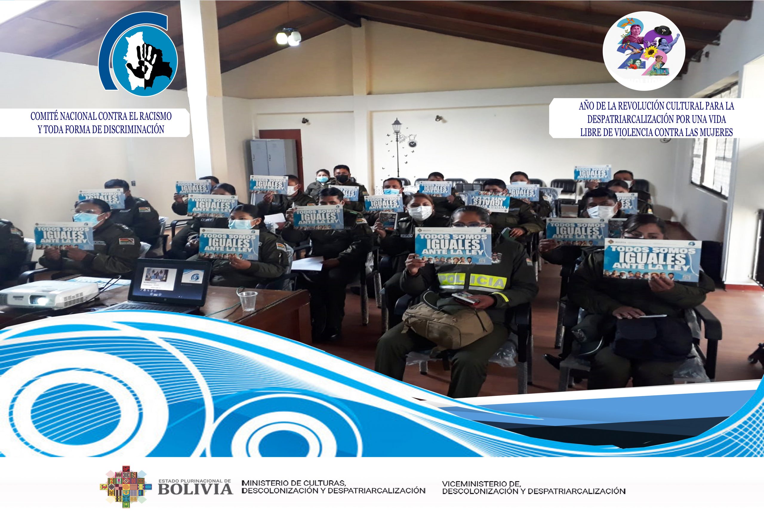 Taller sobre Descolonizacion y Despatriarcalizacion y la ley No. 045, para servidores públicos policiales Taller sobre Descolonizacion y Despatriarcalizacion y la ley No. 045, para servidores públicos policiales