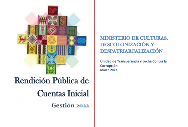 Ministerio de Culturas Descolonización y Despatriarcalización