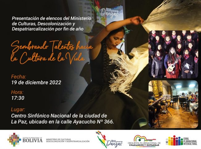 Ministerio de Culturas Descolonización y Despatriarcalización
