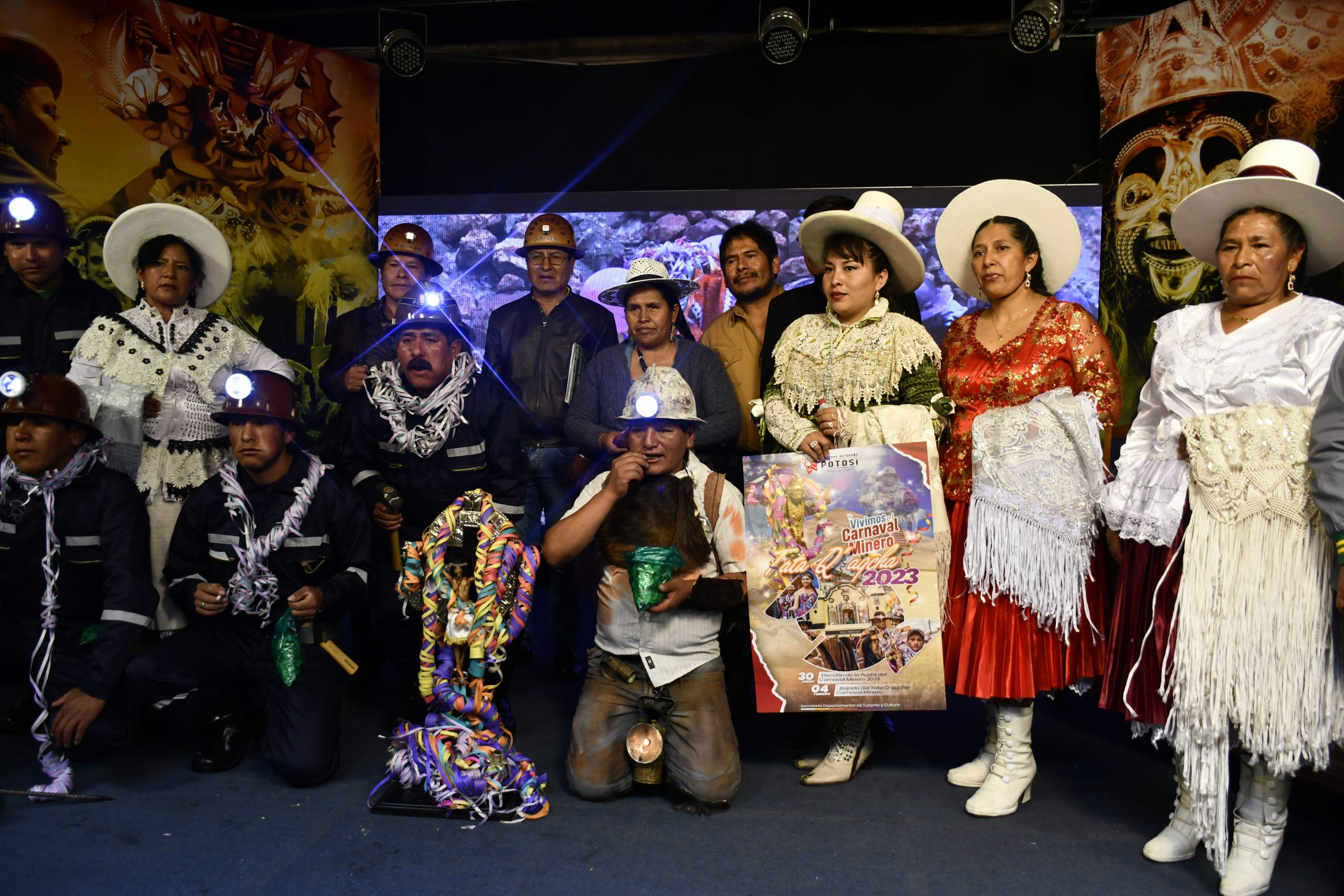Ministra de Culturas realiza el lanzamiento del Carnaval Minero Potosí 2023