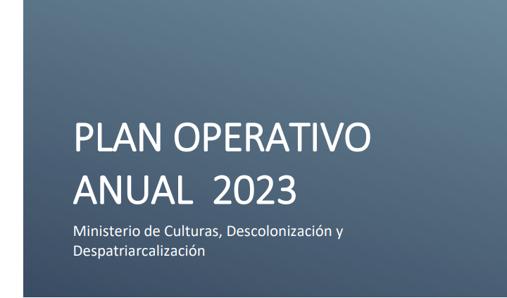 Plan Operativo Anual – 2023