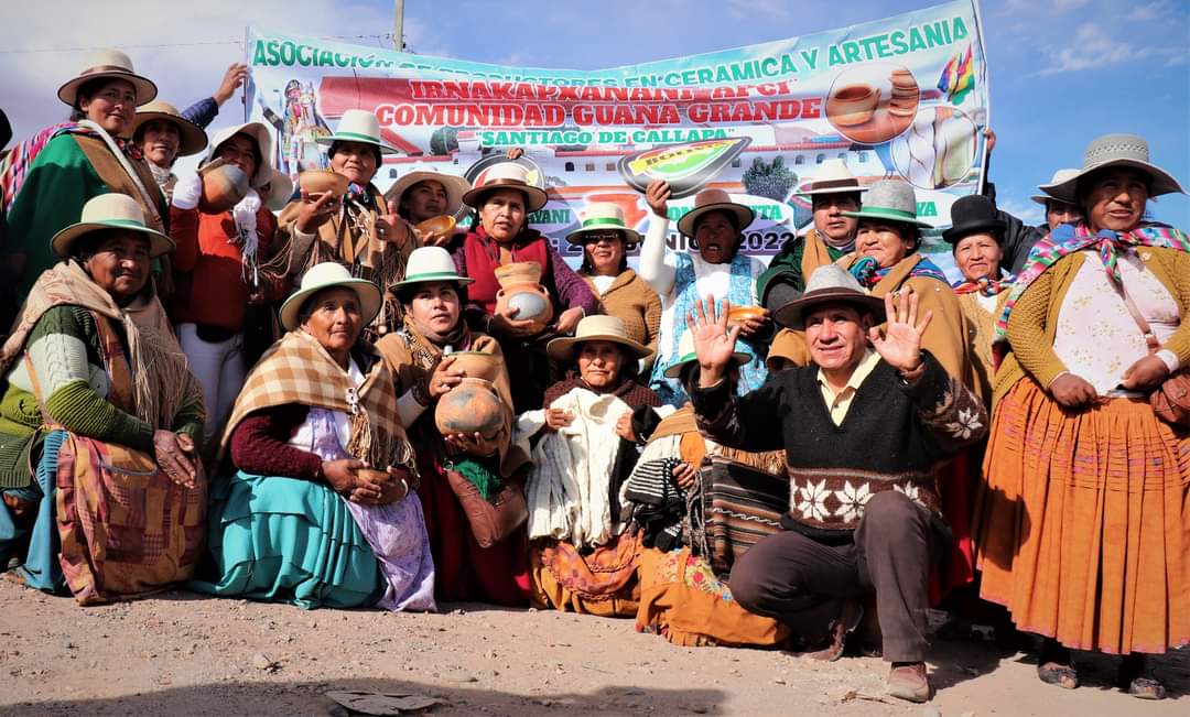 3ra. Feria Artesanal en la comunidad de Santiago de Callapa – La Paz: MCDyD promueve la reactivación de la economía comunitaria con base en la cultura