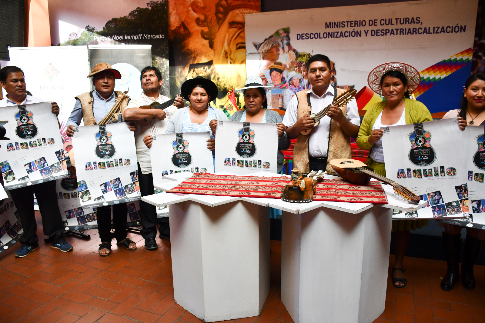 La Ministra Orellana lanza la XXXIX Feria y Festival Nacional e Internacional del Charango Aiquile 2023 La Ministra Orellana lanza la XXXIX Feria y Festival Nacional e Internacional del Charango Aiquile 2023