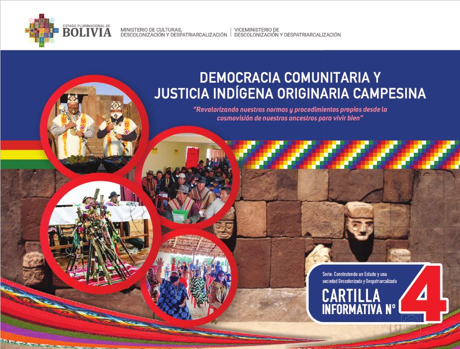 DEMOCRACIA COMUNITARIA Y JUSTICIA INDÍGENA ORIGINARIA CAMPESINA